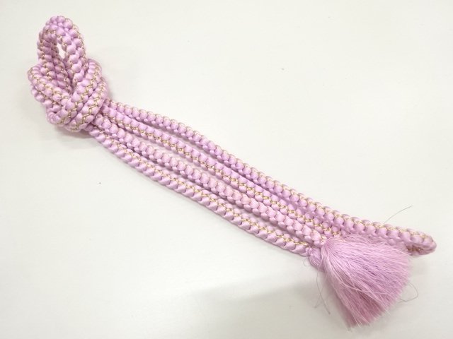 JAPANESE KIMONO / HANDTIED OBIJIME CORD 